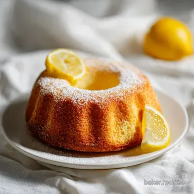Lemon Ricotta Poundcake for 10 Servings