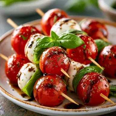 Caprese Skewers in 25 Minutes