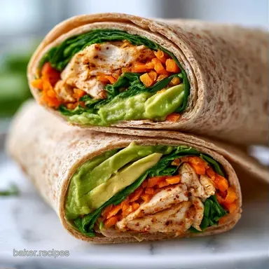 Summer Wraps: Meal Prep Recipe Card