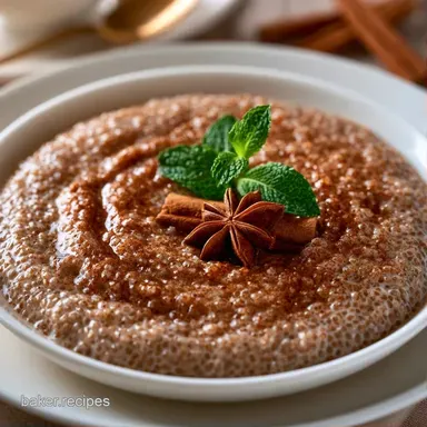 Maple Cinnamon Chia Pudding Meal Prep Recipe Card