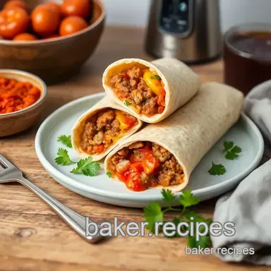 Ultimate Spicy Sausage Breakfast Burritos: A Delicious Way to Start Your Day! Recipe Card