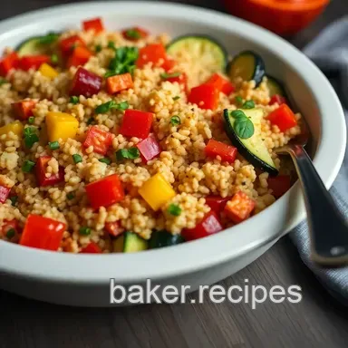 Mediterranean Quinoa Casserole: My Healthy & Easy Supper Recipe Card