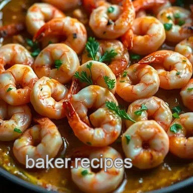 Easy Mediterranean Shrimp Recipe: My Juicy Skillet Delight Recipe Card