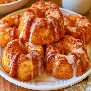 Mini Apple Bundt Cakes in 42 Minutes Recipe Card