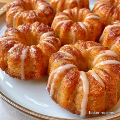 Mini Apple Bundt Cakes in 42 Minutes