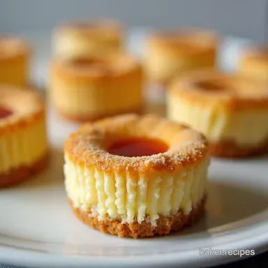 Creamy Mini Cheesecakes with Crispy Nilla Wafer Crusts