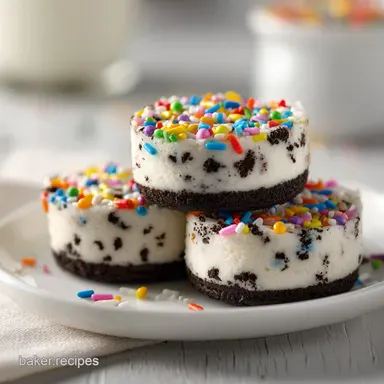 Mini Oreo Cheesecakes: 35-Minute Creamy Dessert for 12 Servings Recipe Card
