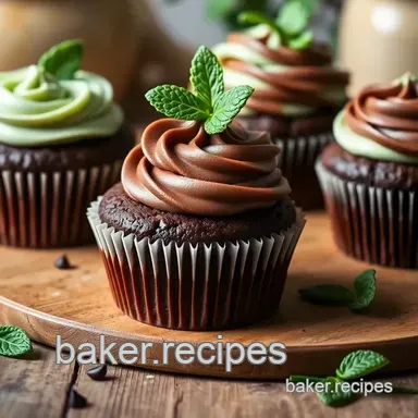 Quick and Easy Bake Mint Chocolate Cupcakes Delight Fast: A Family Favorite Recipe Card