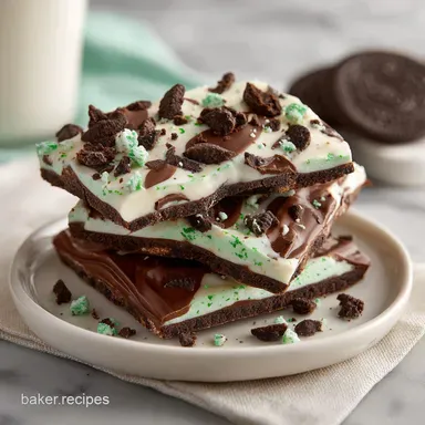 Mint Oreo Bark Recipe aka I Must Win: 30 Min Recipe Card
