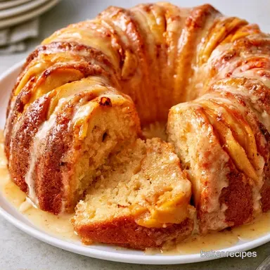 Apple Bundt Cake with Sour Cream Recipe Card
