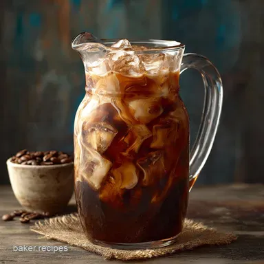 The Ultimate Pitcher Iced Coffee Recipe Smooth Cold Brew Concentrate