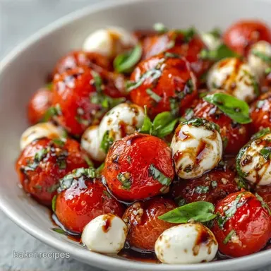 Mozzarella Tomato Bites in 15 Minutes