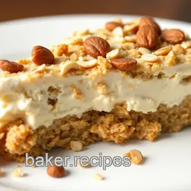 No-Bake Almond Cookie Cake Delight