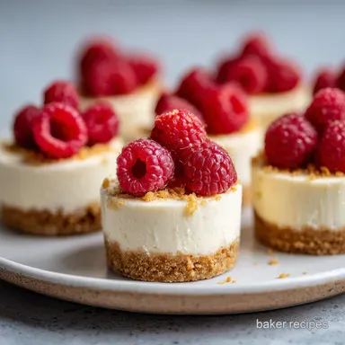 No Bake Christmas Mini Cheesecakes for 12
