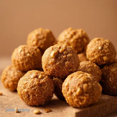 NoBake Peanut Butter Energy Balls My GoTo Snack Recipe Card