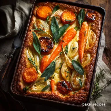 MapleSage Traybake Best of the seasonal produce guide october Harvest Recipe Card