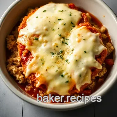 Easy Oven Baked Chicken Parmesan: Crispy & Cheesy Perfection! Recipe Card