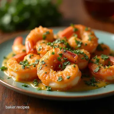 Easy Baked Shrimp Scampi Recipe Garlicky Lemon Perfection Recipe Card
