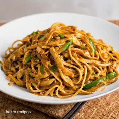 My GoTo Thai Drunken Noodles Recipe Pad Kee Mao Recipe Card