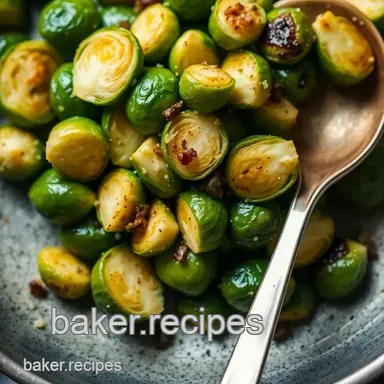 Easy & Flavorful Brussels Sprouts in Pan: My Go-To Garlic Lemon Recipe Recipe Card