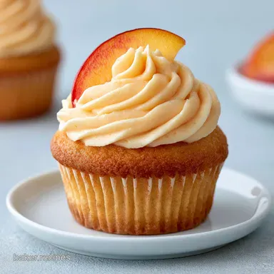 Peach Bellini Cupcakes in 50 Minutes
