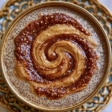 Peanut Butter Chia Pudding with Yogurt Recipe Card
