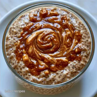 Peanut Butter Chia Pudding with Yogurt