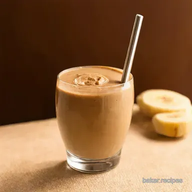 Easy Peanut Butter Banana Smoothie Elvis Would Approve Recipe Card