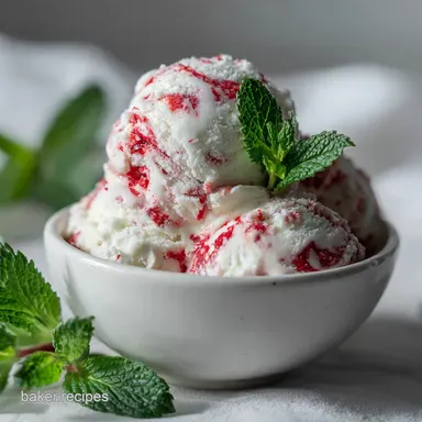 Peppermint Ice Cream Recipe: Silky Texture Recipe Card
