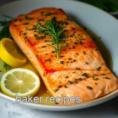 Easy & Juicy Cooking Temp for Salmon in the Oven: My Fail-Proof Herb Glazed Method Recipe Card