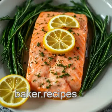 Easy & Flavorful Salmon Baking Temp Oven: My Go-To Herb-Glazed Recipe Recipe Card