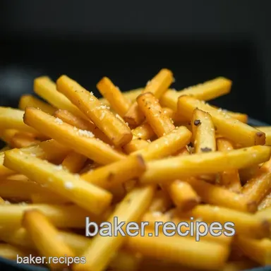 Perfectly Crispy Homemade Fries: Your Go-To Comfort Food Recipe Recipe Card