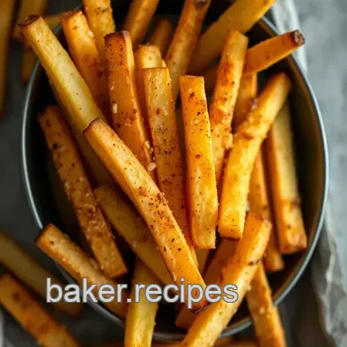 Perfectly Crispy French Fries Oven Baked: My Family's Go-To Recipe Recipe Card