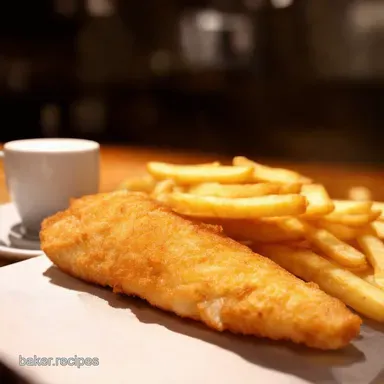 Perfectly Golden Fish n Chips A Proper Chippy Tea Recipe Card