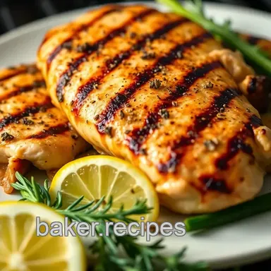 Perfectly Grilled Chicken Breast: How Long to Cook Chicken Breast on Grill Recipe Card