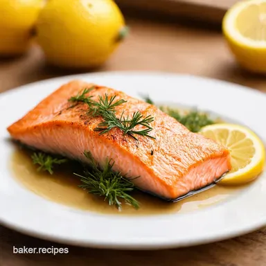 LemonDill Grilled Salmon My Easy Tasty Recipe Recipe Card