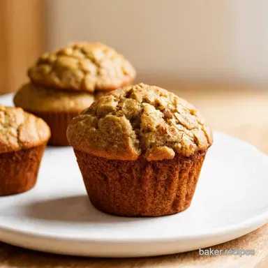 My GoTo Banana Oat Muffins So Easy Delicious Recipe Card