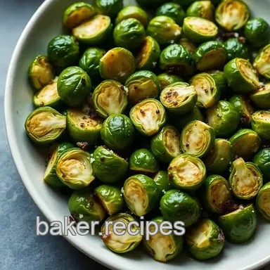 Perfectly Roasted Brussels Sprouts: My Easy, Crunchy Method Recipe Card