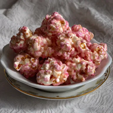 Old Fashioned Pink Popcorn Recipe How To Make Pink Crispy Recipe Card