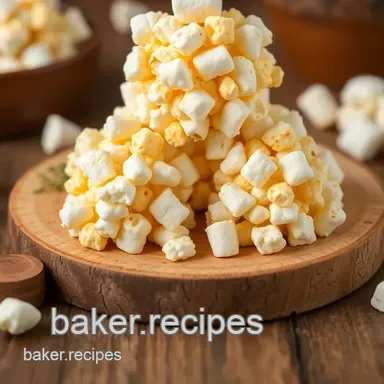Pop Corn Crunch with Buttery Marshmallow Treats Recipe Card