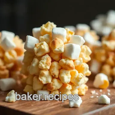 Pop Corn Crunch with Buttery Marshmallow Treats