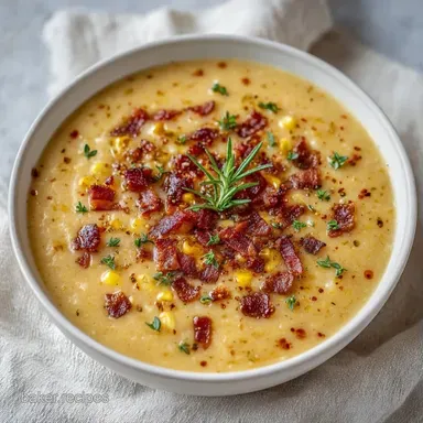 Potato Corn Chowder: Velvety and Hearty Recipe Card