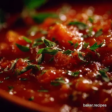 Chili Tomato Sauce Recipe Rich Robust Ready for Canning Recipe Card