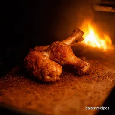 Crispy Chicken Legs in Oven PubStyle Perfection Recipe Card