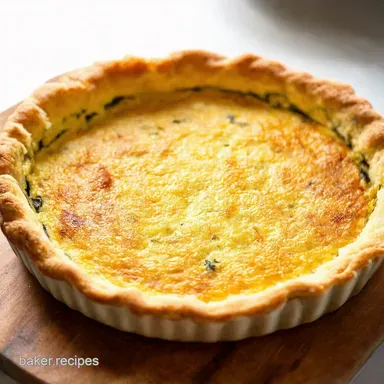 My Foolproof Quiche and Crust Recipe Lorraines Delight Recipe Card