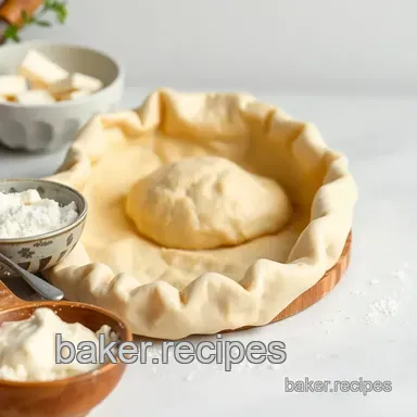 Quick Pastry Dough for Flaky Pie Crust Recipe Card