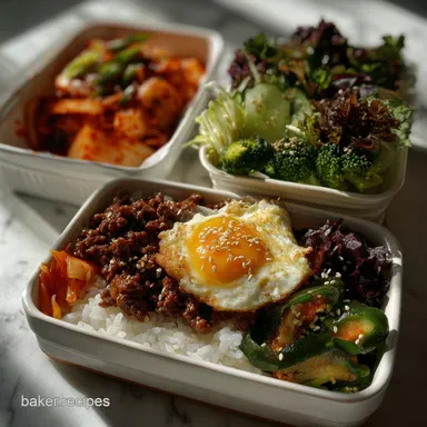 Easy Korean Lunchbox Idea for Quick: 35 Min Meal Prep Recipe Card