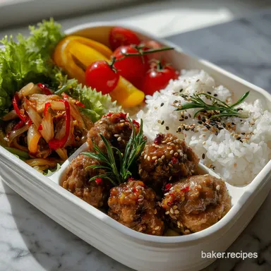 Easy Korean Lunchbox Idea for Quick: 35 Min Meal Prep