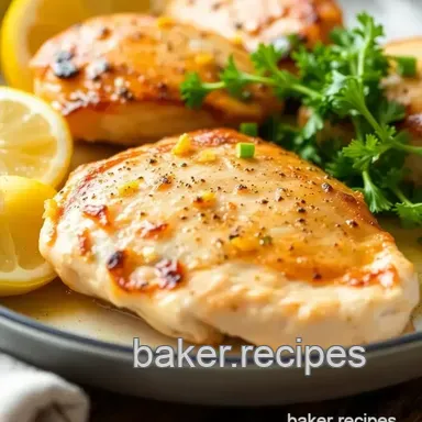 Quick Pan-Seared Chicken with Lemon Zest Recipe Card