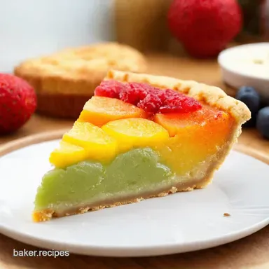 Rainbow Fruit Pizza A Slice of Summer Fun Recipe Card